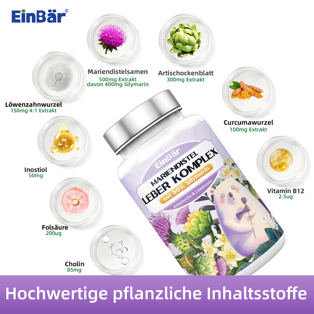 EinBär Mariendistel Komplex – Detailansicht 2