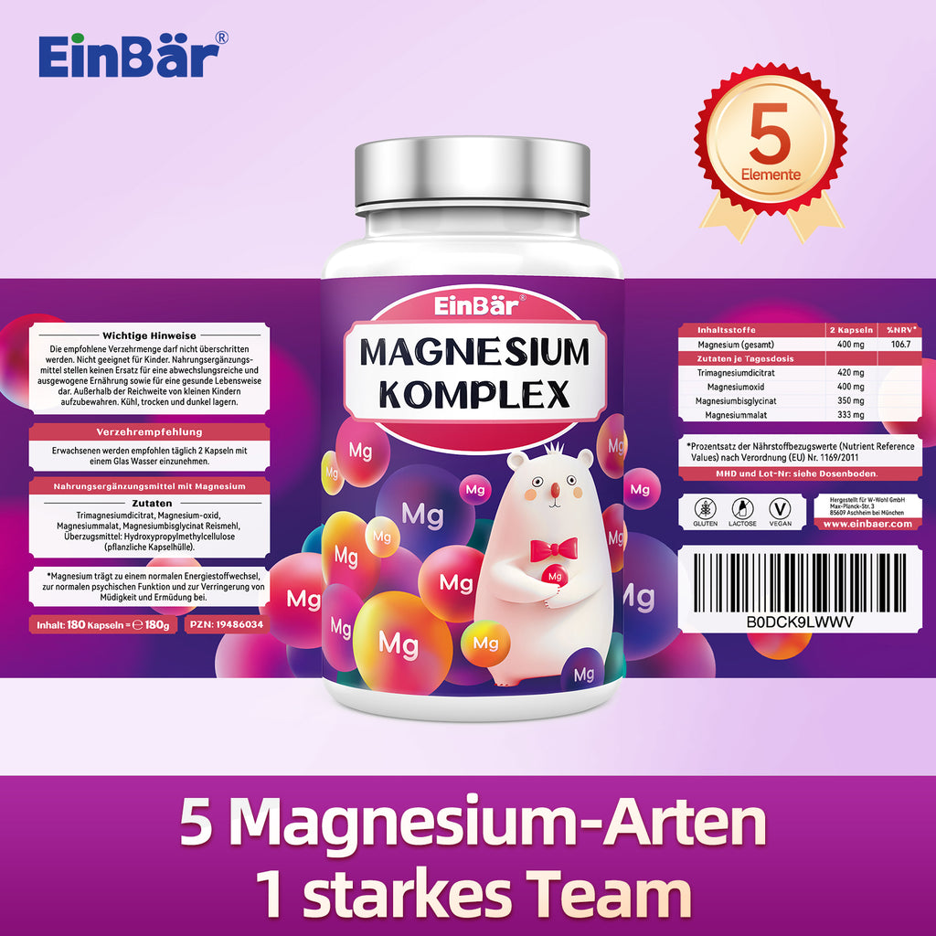 EinBär Magnesium Komplex – Detailansicht 4